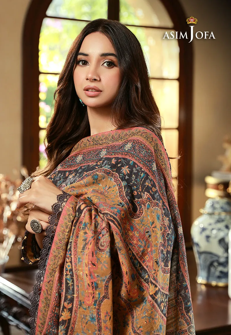 AJAWP-10 STITCHED PRINTED KHADDAR 3 PCS