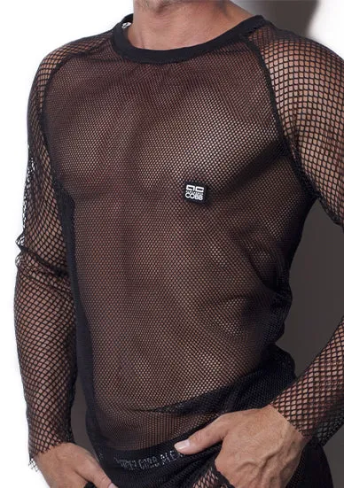 Alexander Cobb Expose Mesh Shirt Black