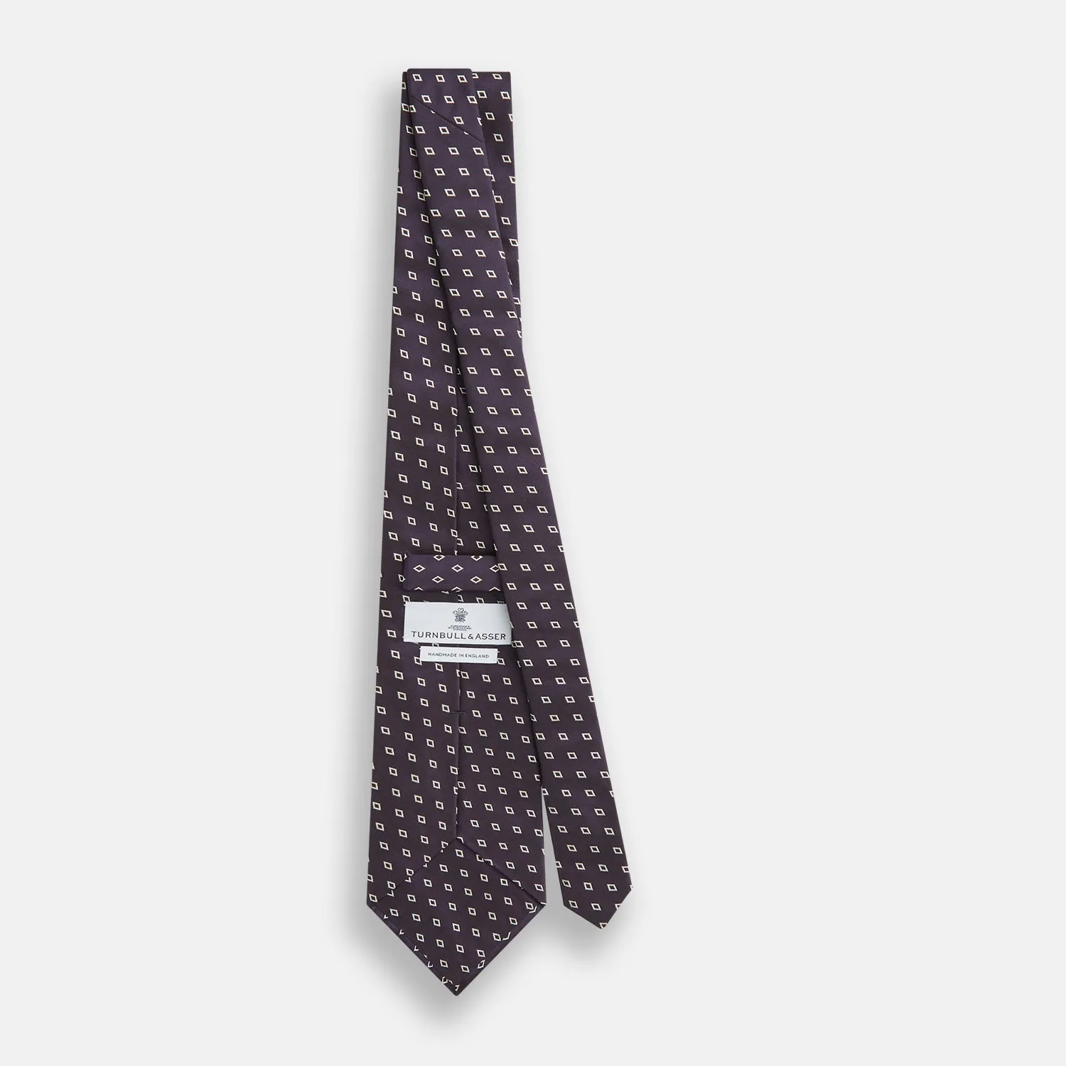 Blue Diamond Silk Tie