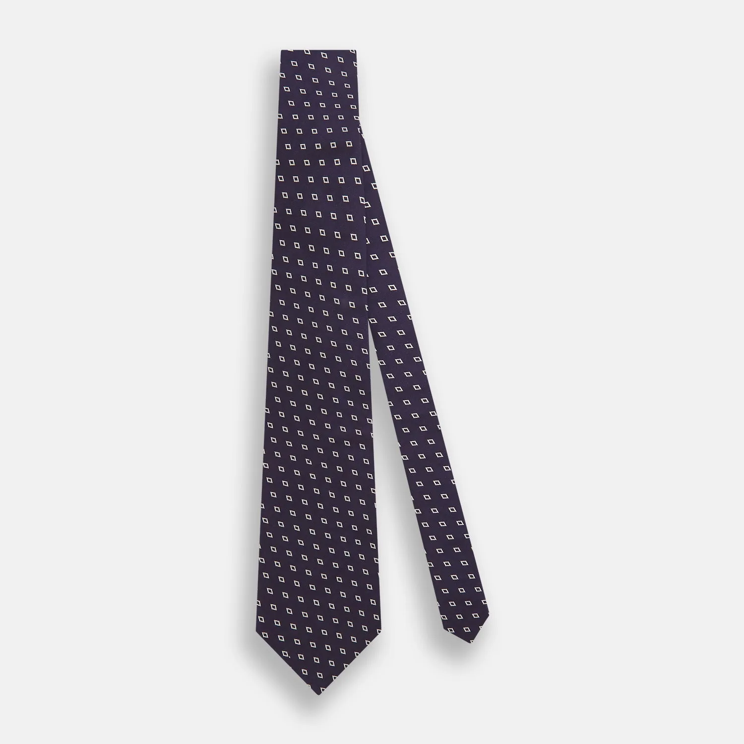 Blue Diamond Silk Tie