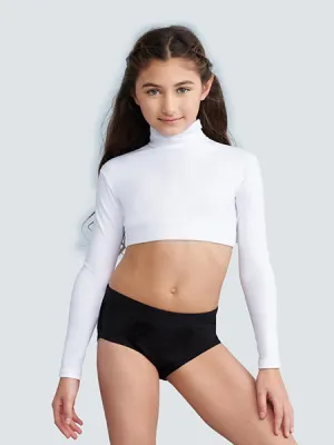 Capezio TB107C Team Basic Turtleneck Long-Sleeve Top