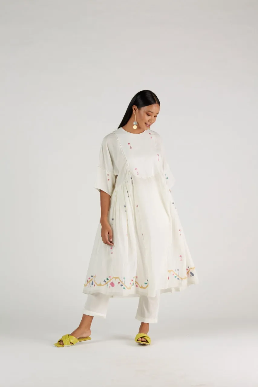 Chandani Jamdani Kurta