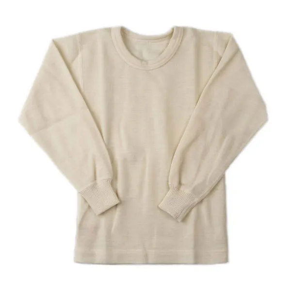 Children's wool long-sleeve shirt