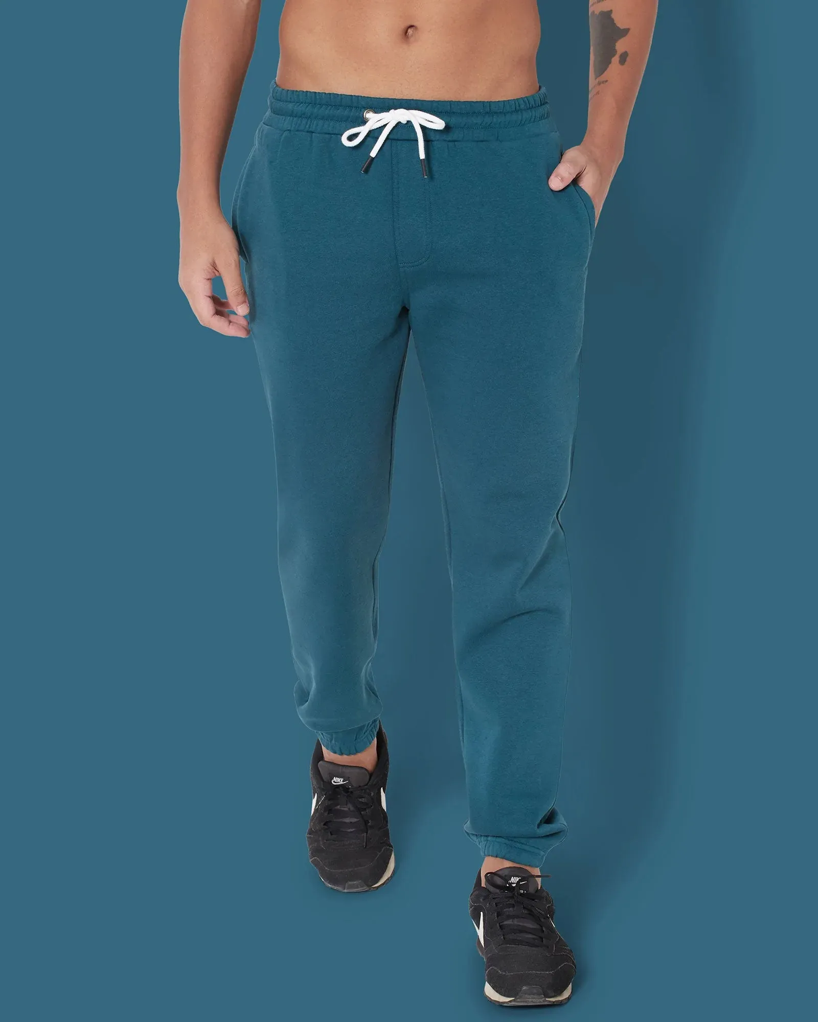 Classic Jogger: Deep Teal Blue