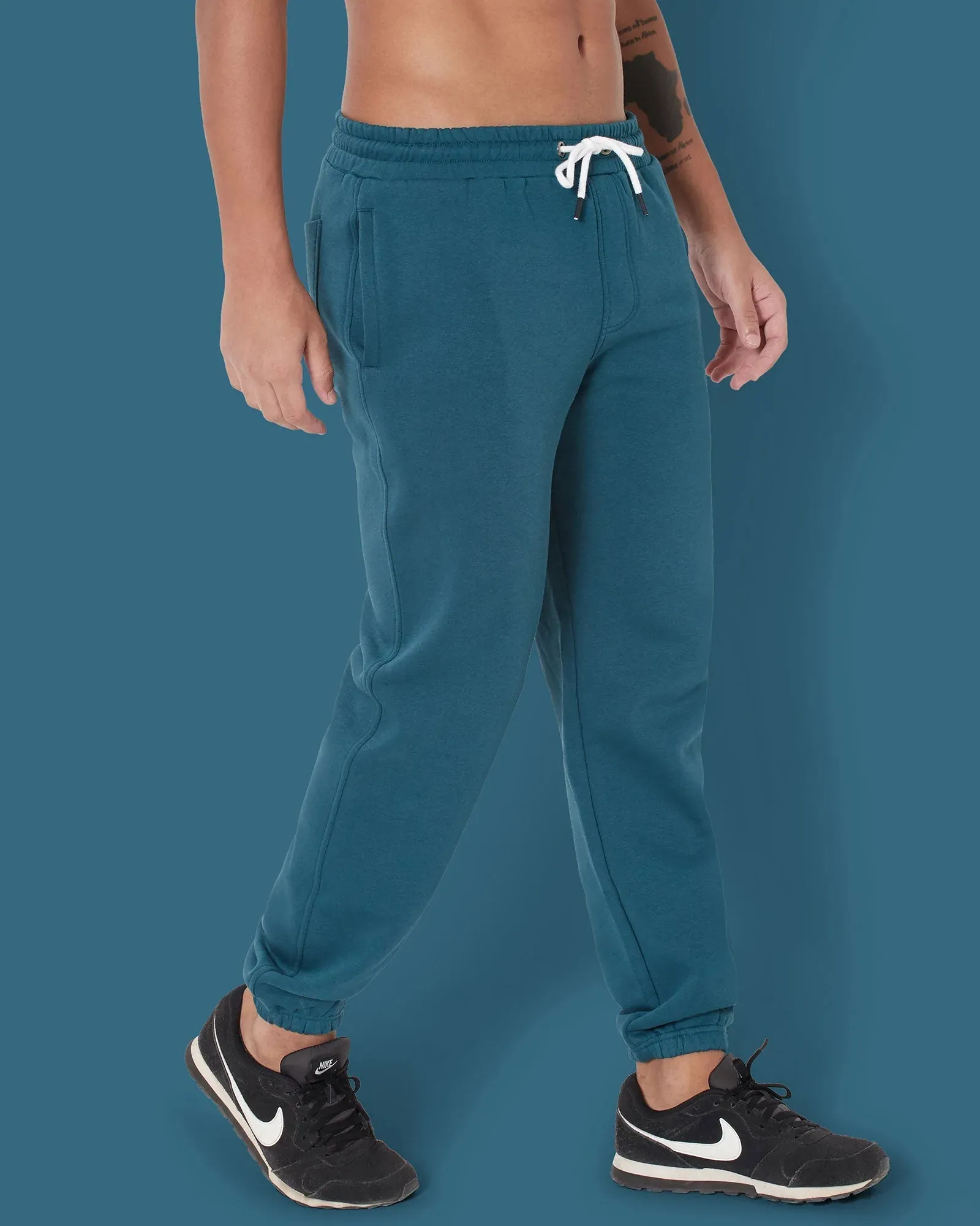 Classic Jogger: Deep Teal Blue