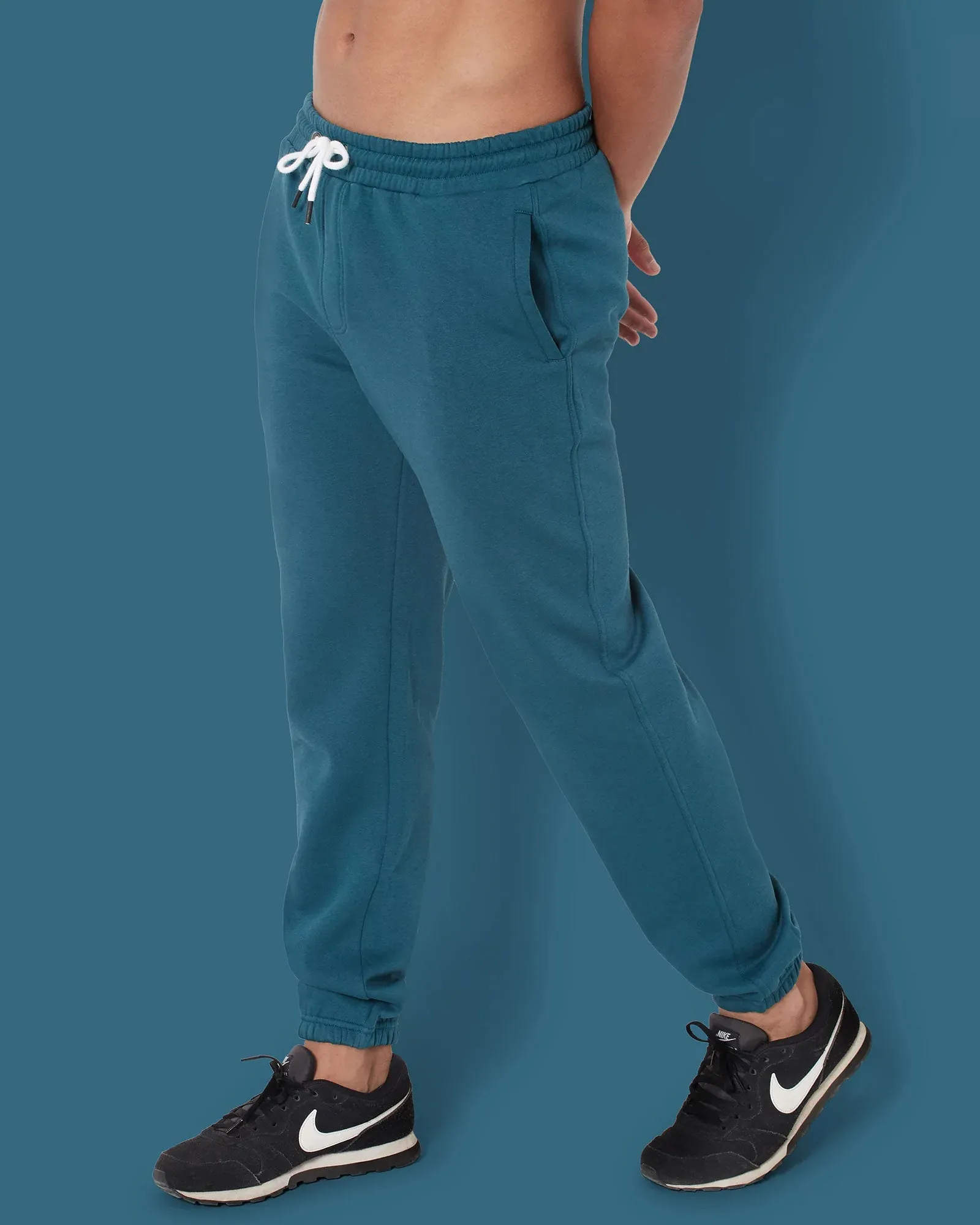 Classic Jogger: Deep Teal Blue