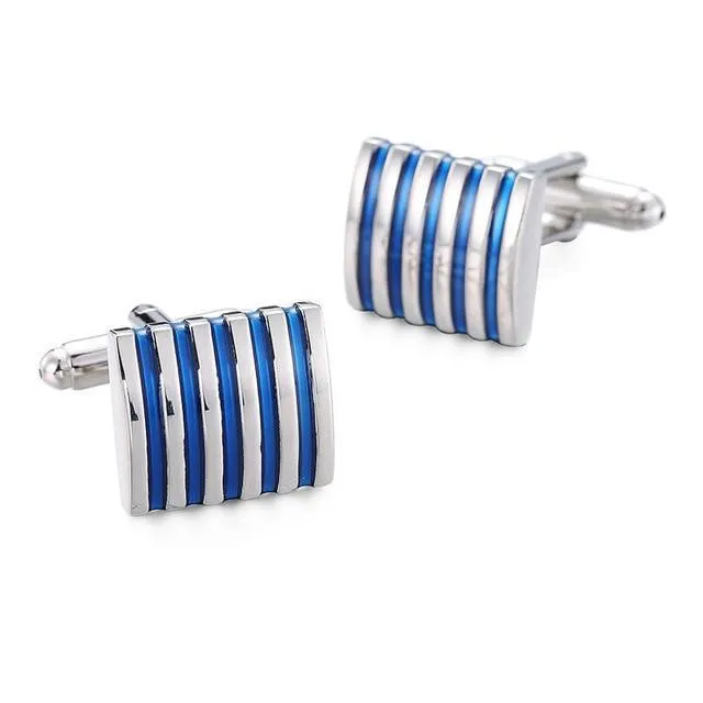 Classy Men Cufflinks Striped