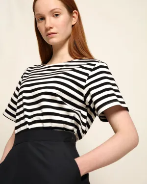 Cleri Shirt Summer Stripe Black/White