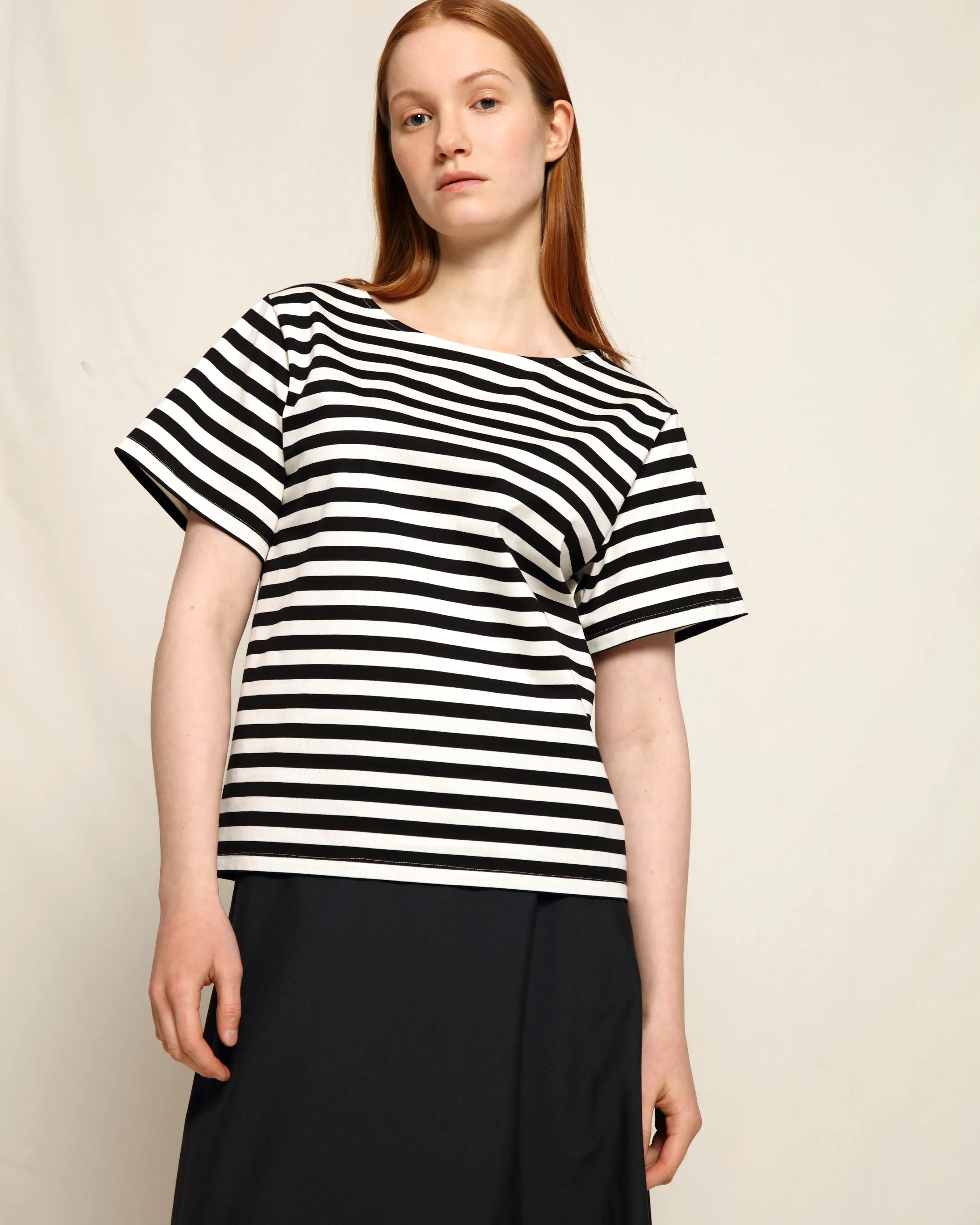 Cleri Shirt Summer Stripe Black/White