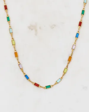 Dione Colourful Gold Necklace