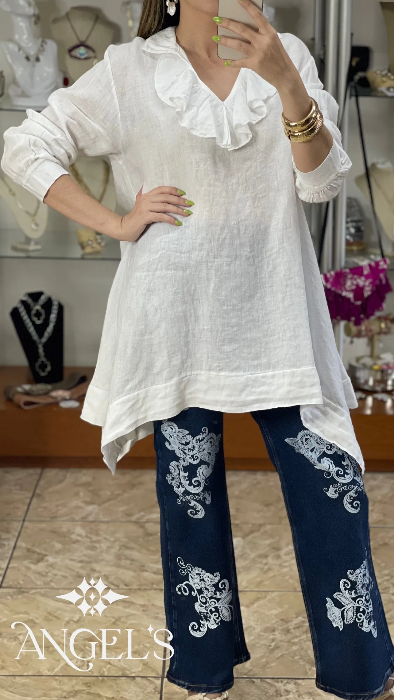 Elegant Linen OS Top