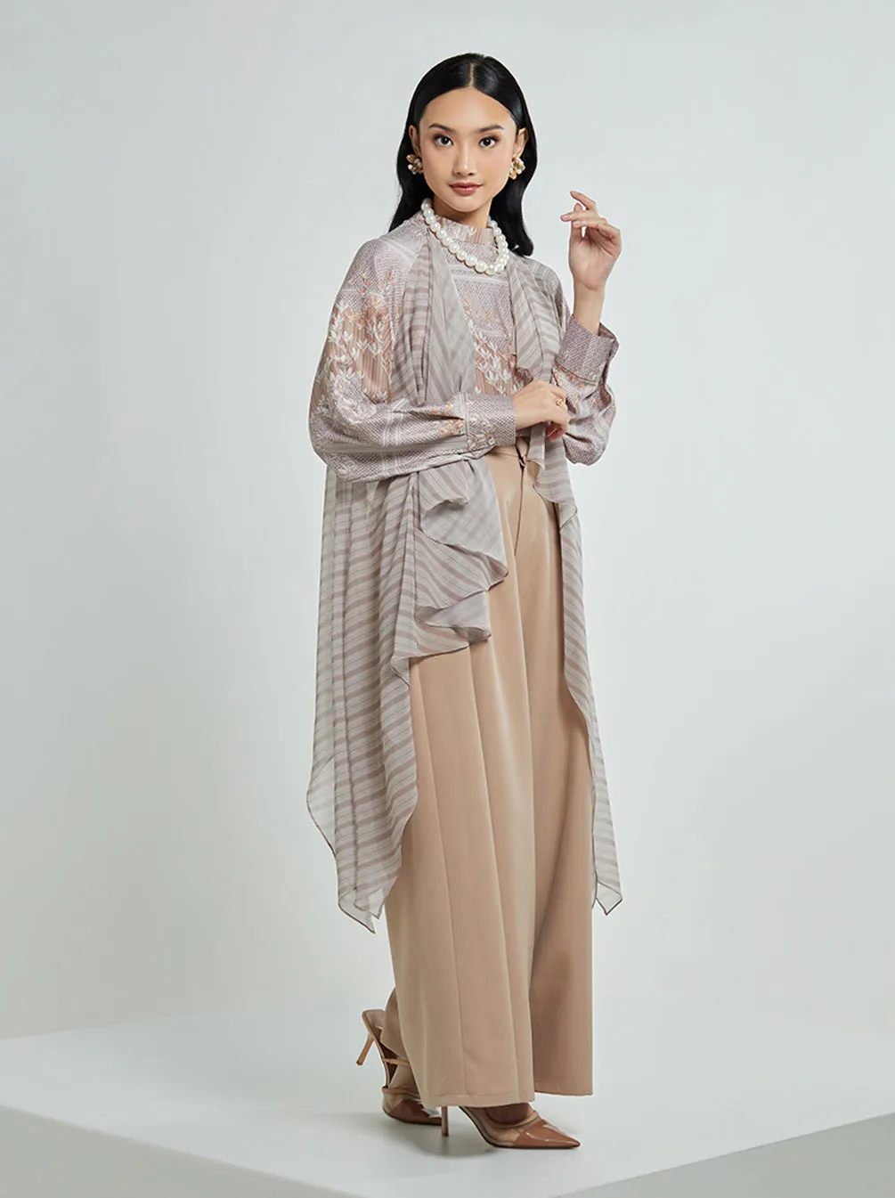 ELIZA LAYERED TUNIC BEIGE