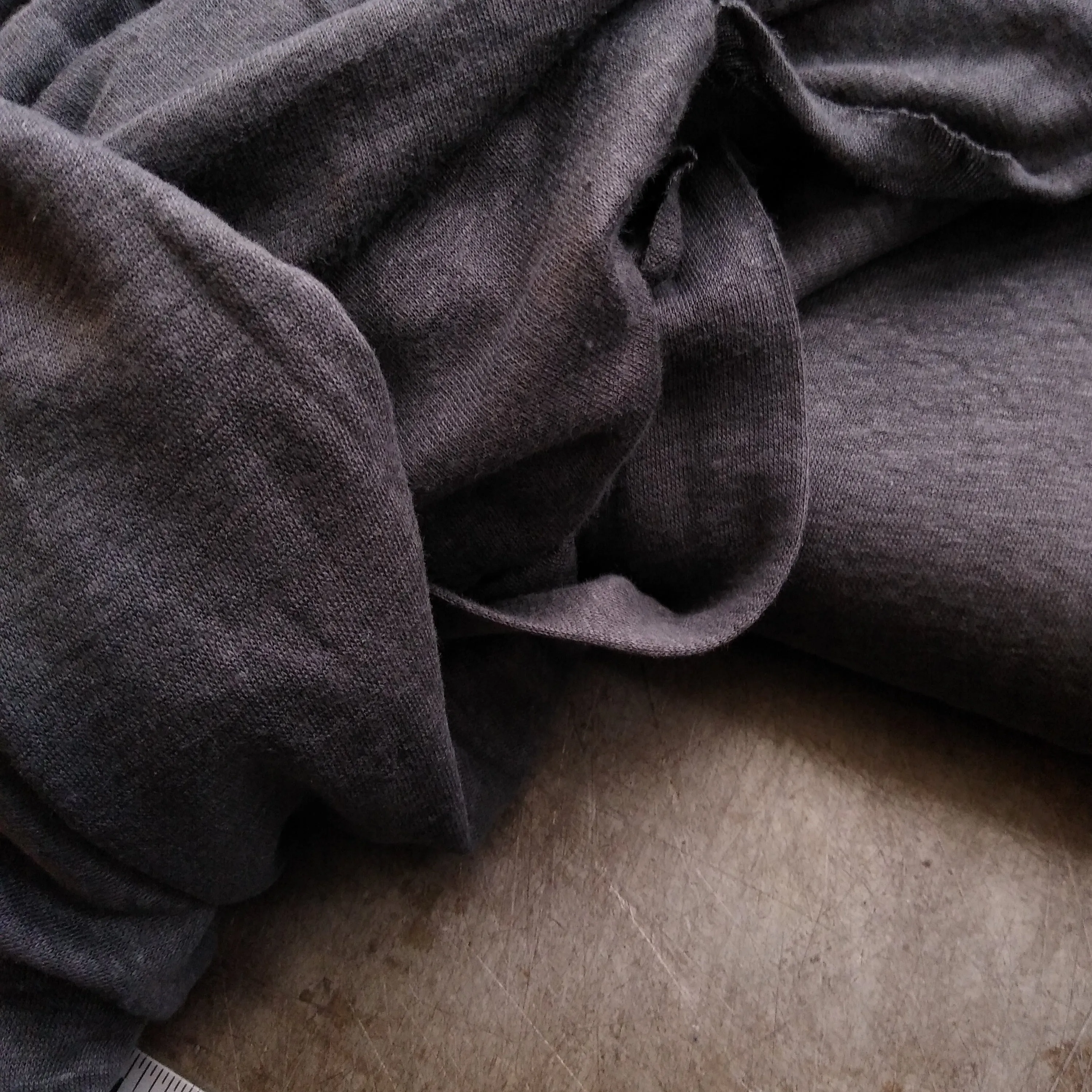 Fine Linen Knit / Charcoal