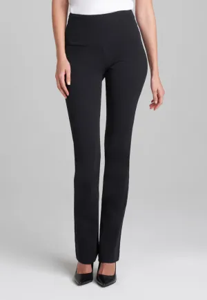 Gabriele Italian Stretch Cotton Pant in Black