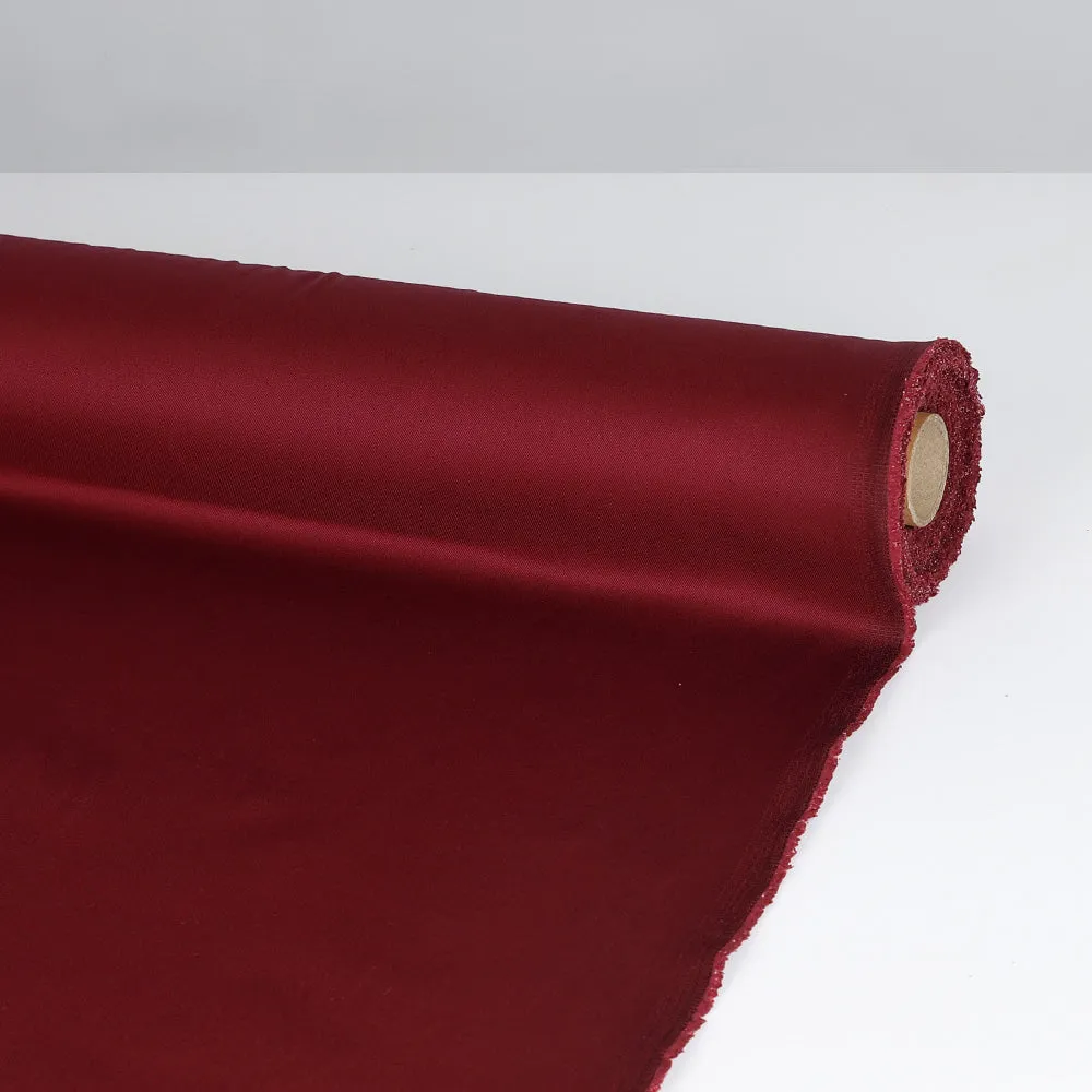 Heavyweight Stretch Cotton - Maroon (remnant)