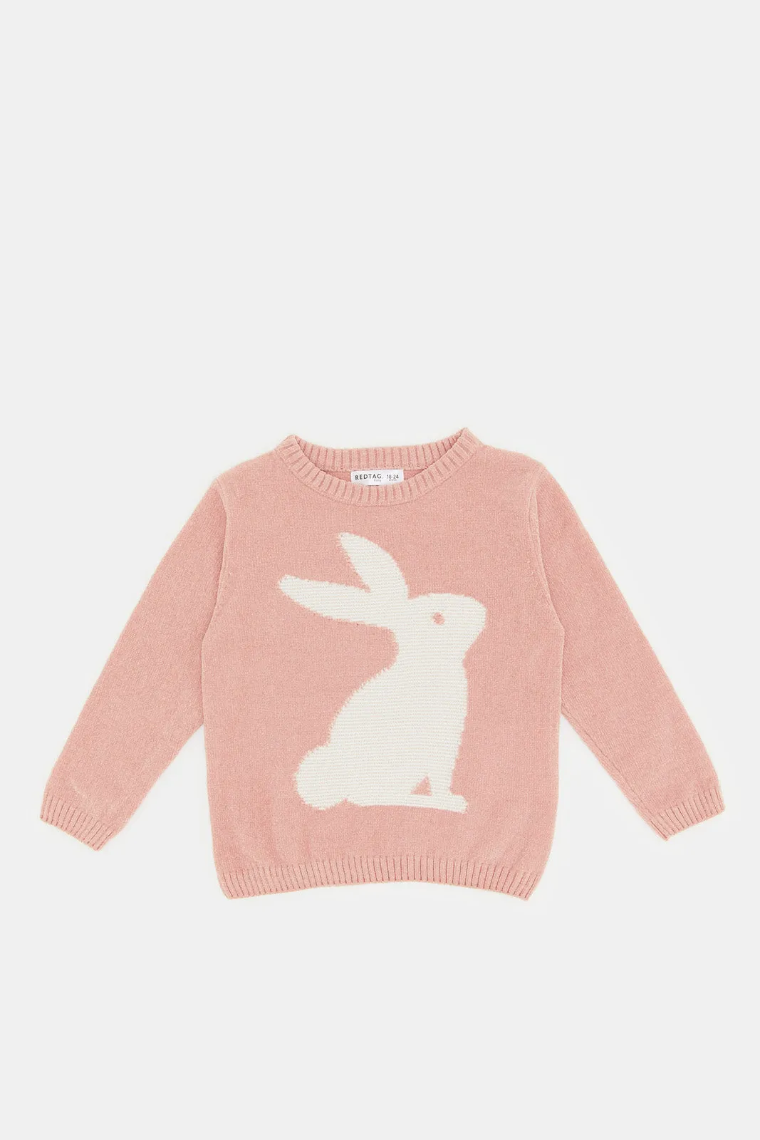 Infant Girls Pink Embellished Pullover