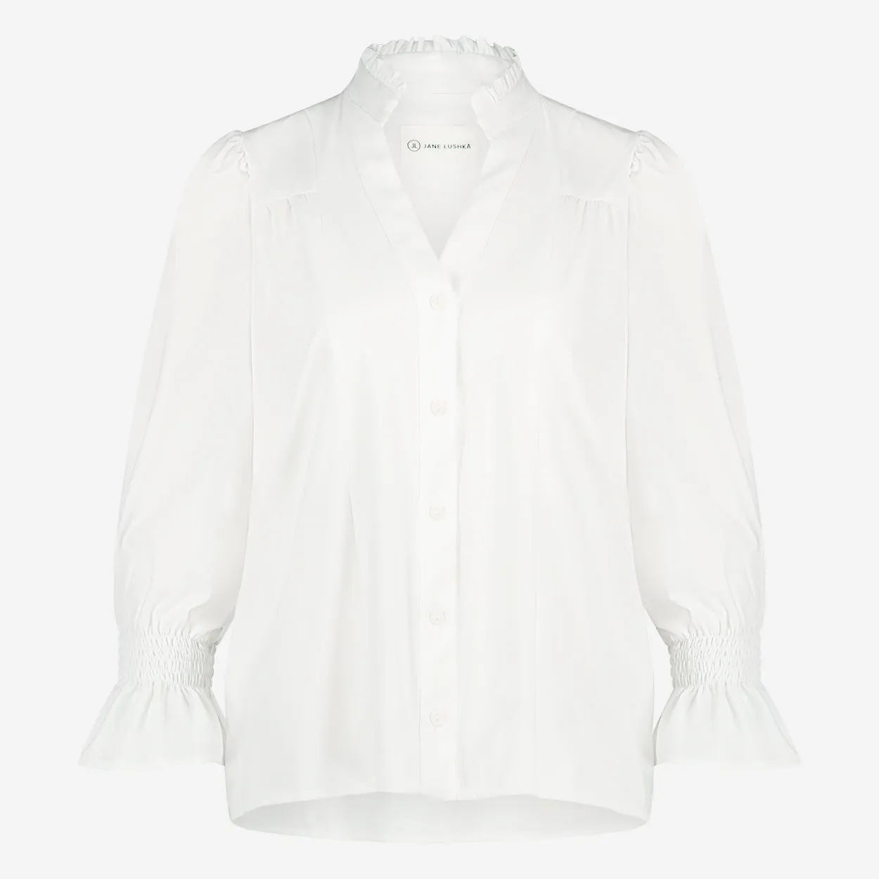 Olivia Blouse Technical Jersey | White