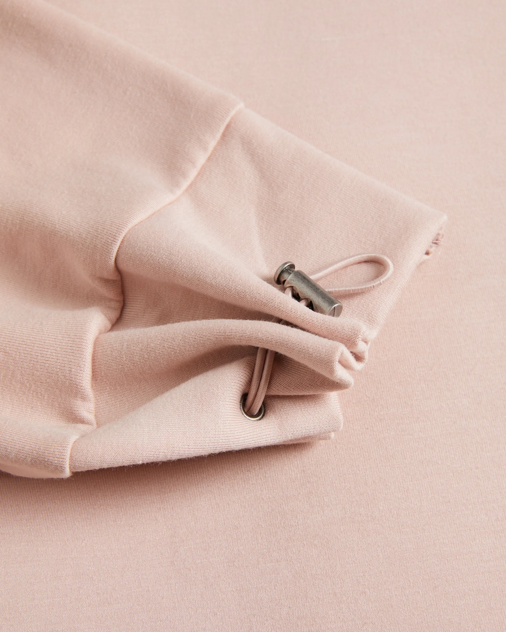 Orietta Sweatshirt With Pleat Detail Dusky-Pink