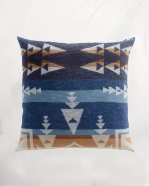 Pendleton Organic Cotton Pillow Cover Silver City Denim