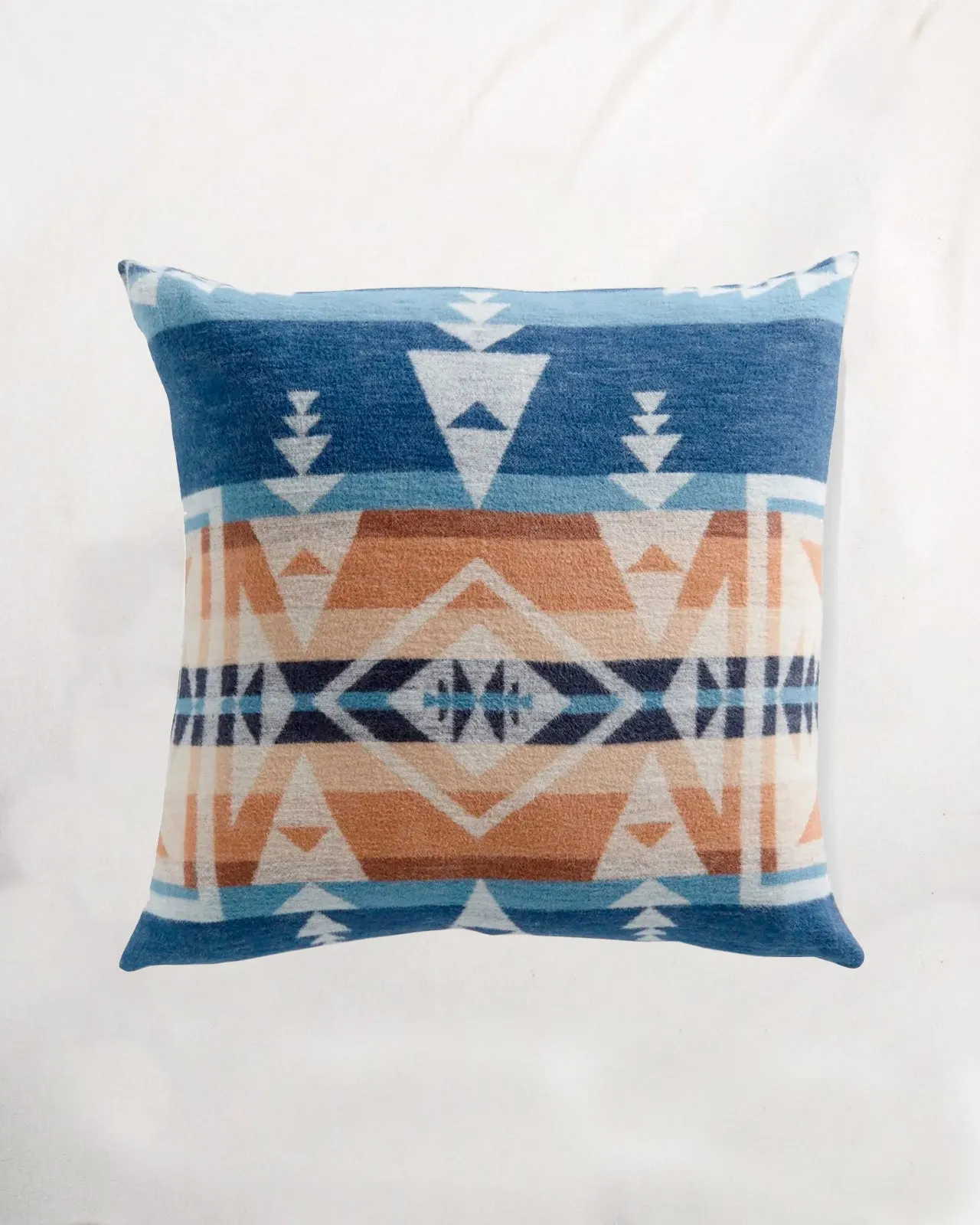 Pendleton Organic Cotton Pillow Cover Silver City Denim