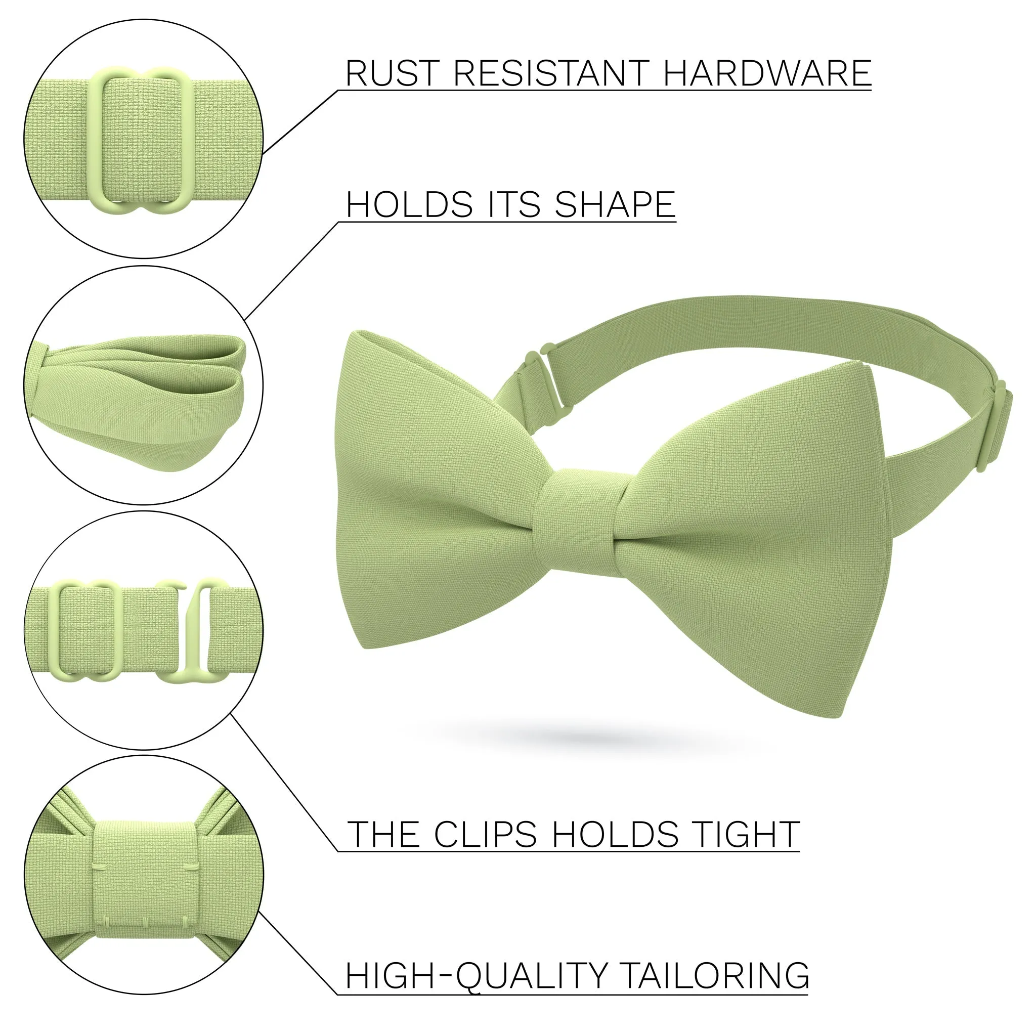 Pistache Bow Tie