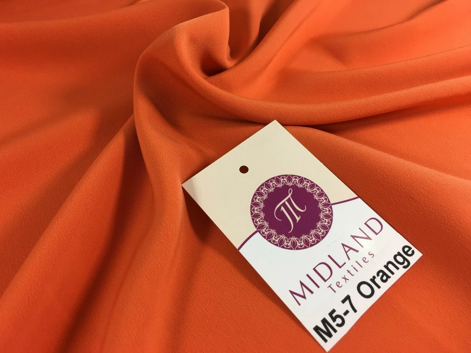 PLAIN PEACH-SKIN POWDER TOUCH  CREPE DRESS FABRIC SOLD BY THE METRE M5 Mtex