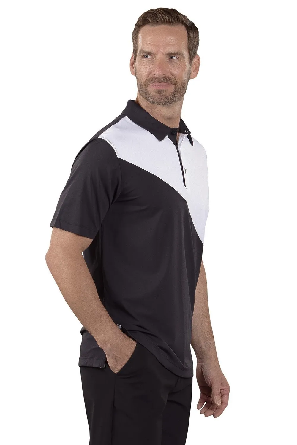 Rick Black/White Polo - FINAL SALE