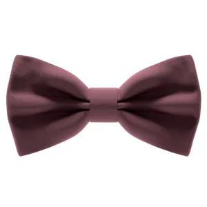 Satin Burgundy Bow Tie