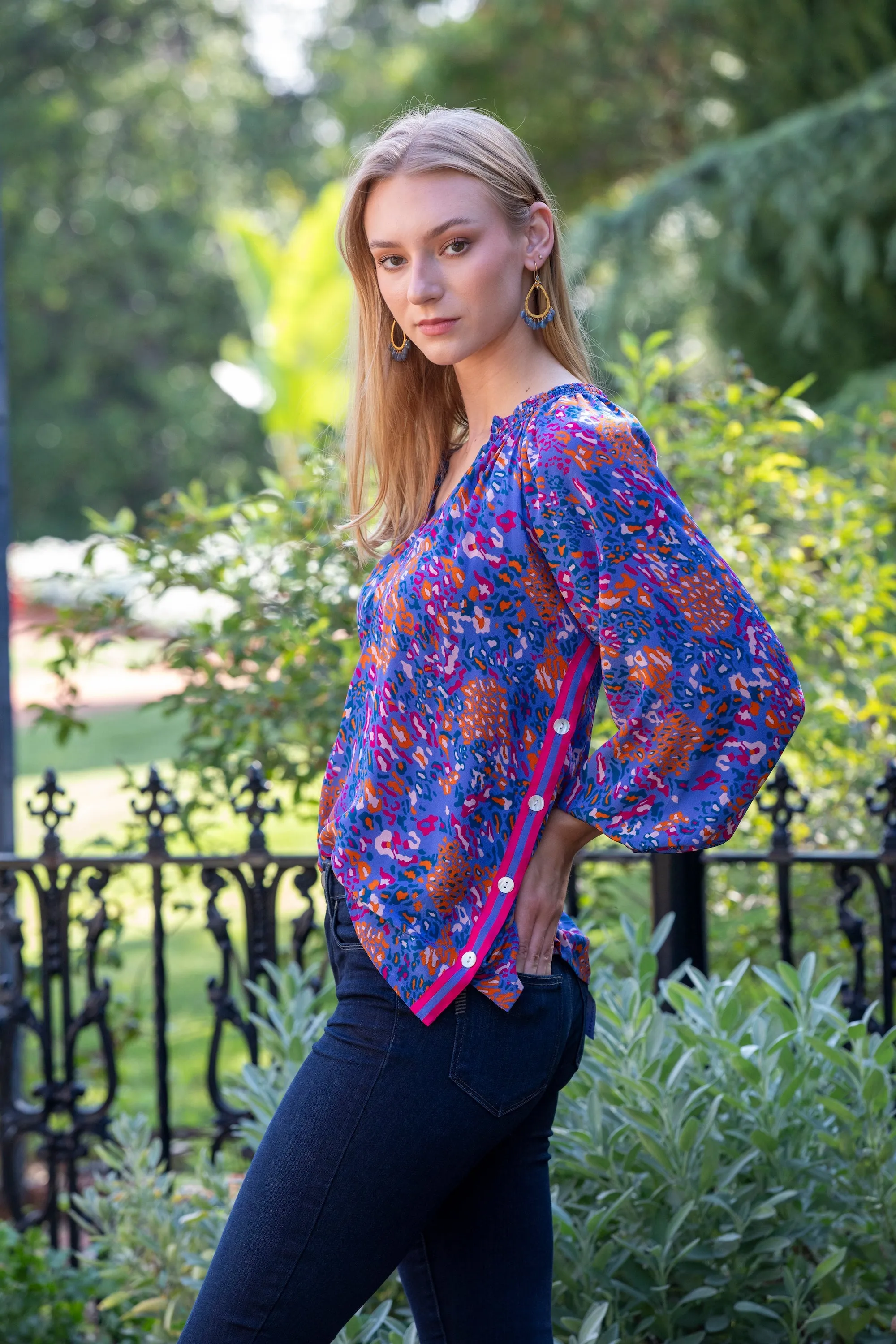 Savannah Full Sleeve Blouse- Sale