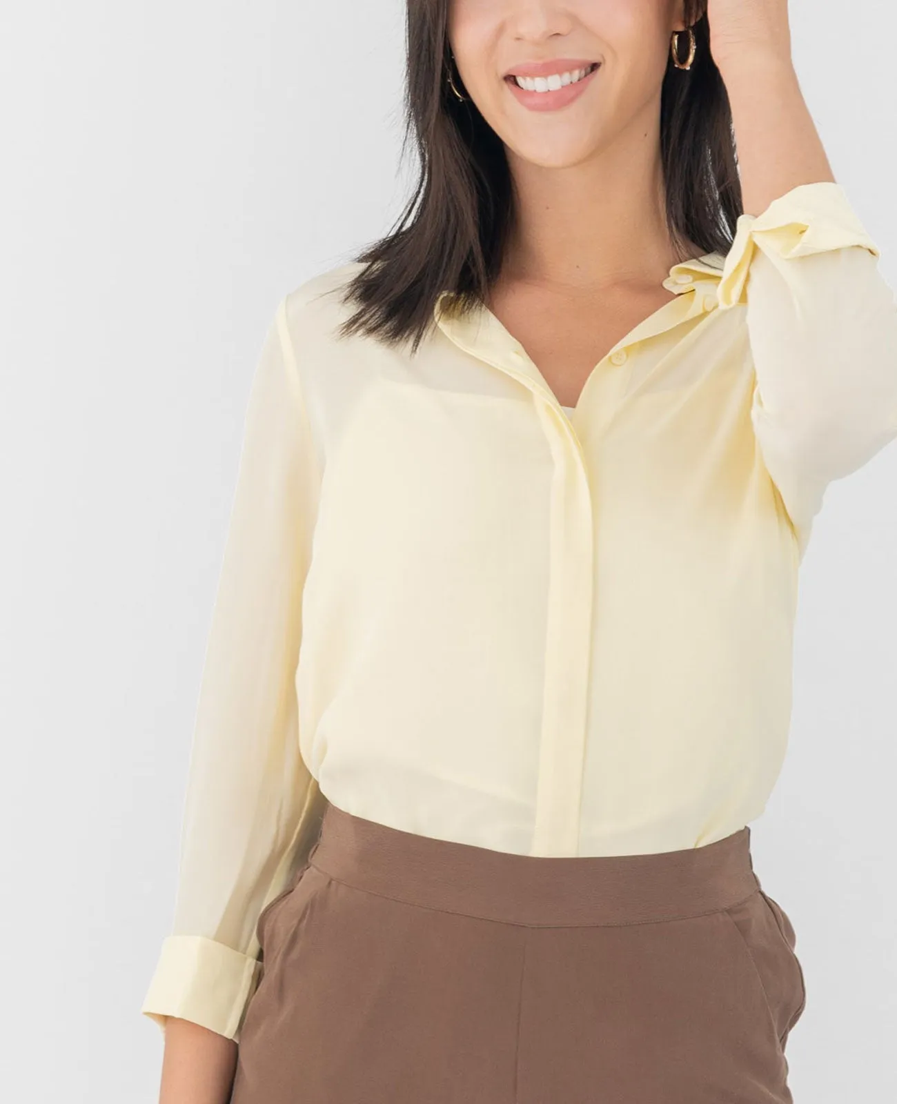 Silk Long Sleeve Shirt