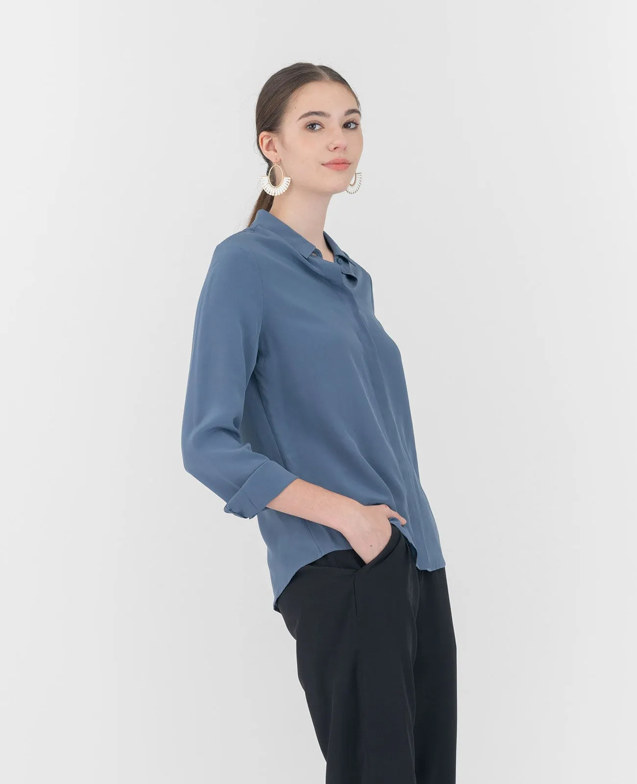 Silk Long Sleeve Shirt