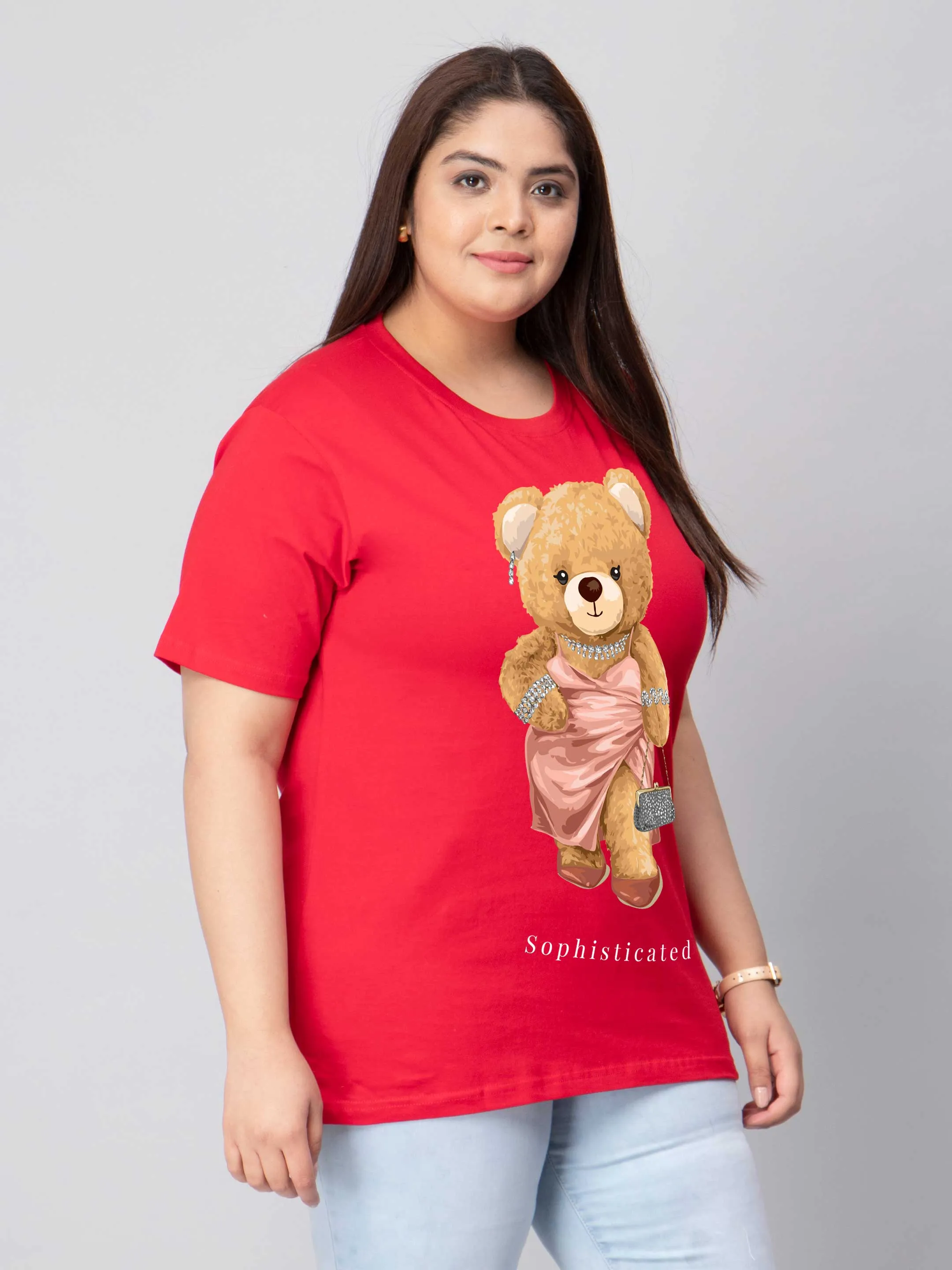 Sophisticated Bear Plus Size Women T-Shirt