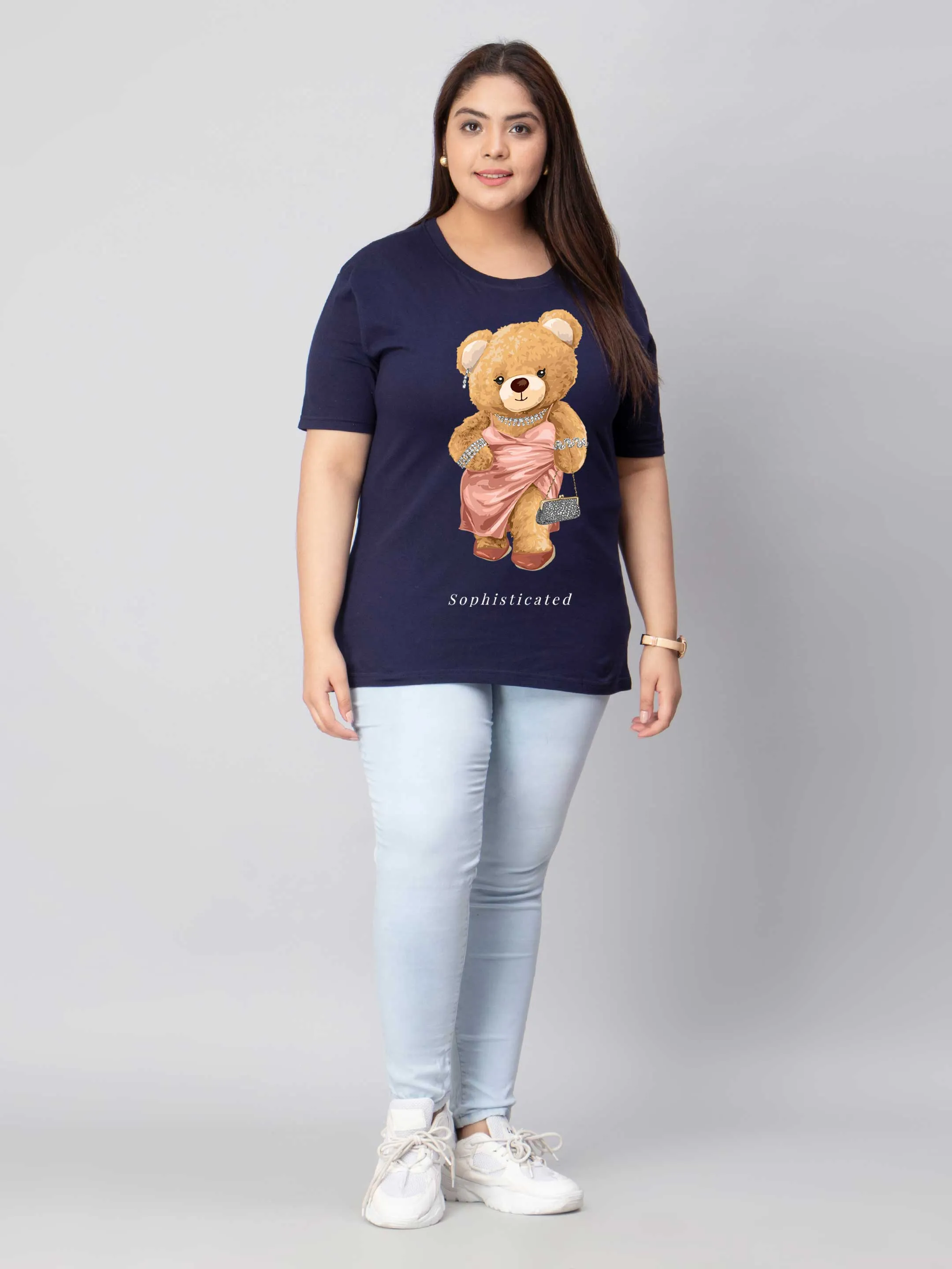 Sophisticated Bear Plus Size Women T-Shirt