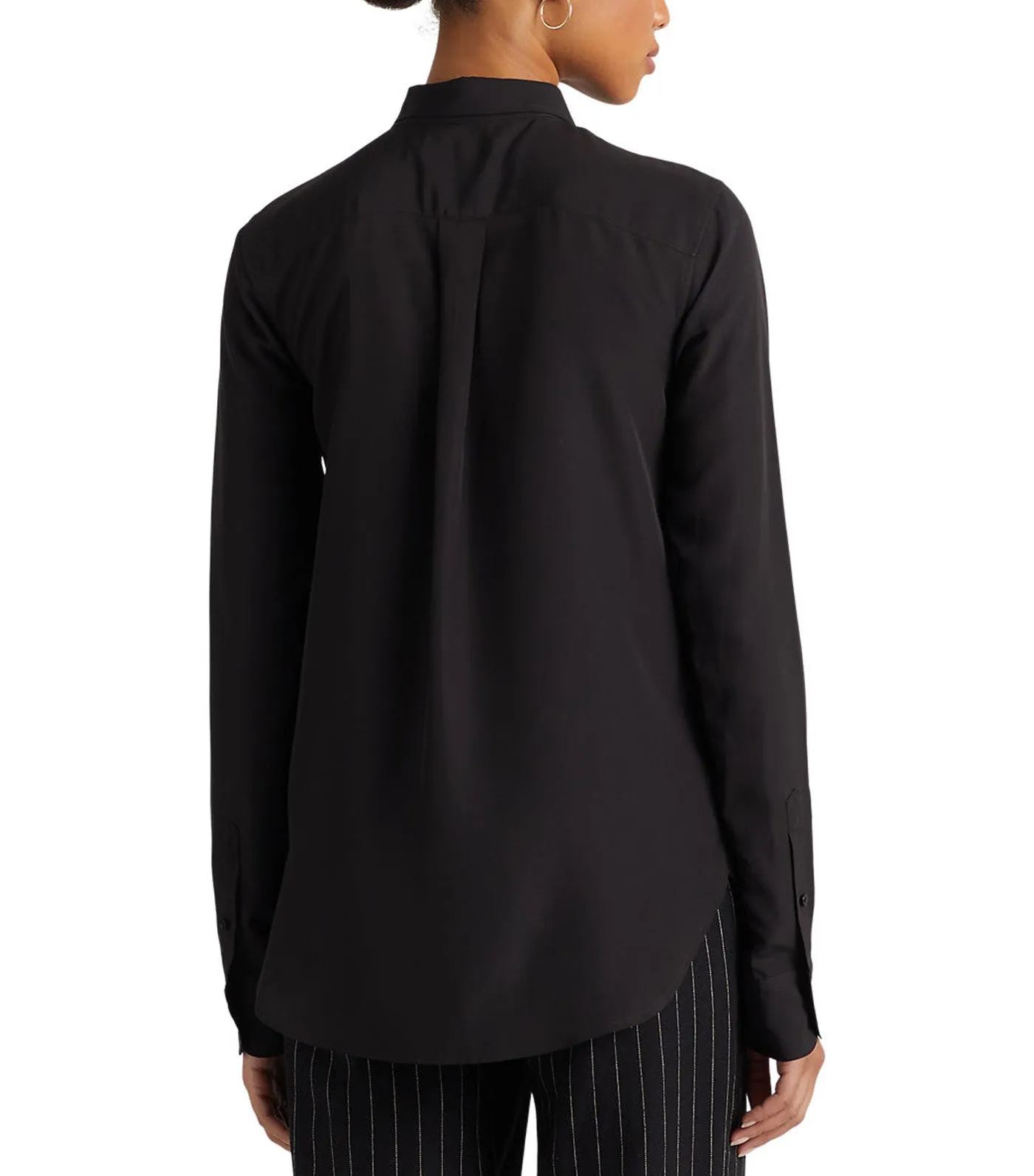 Women's Crepe Shirt Black