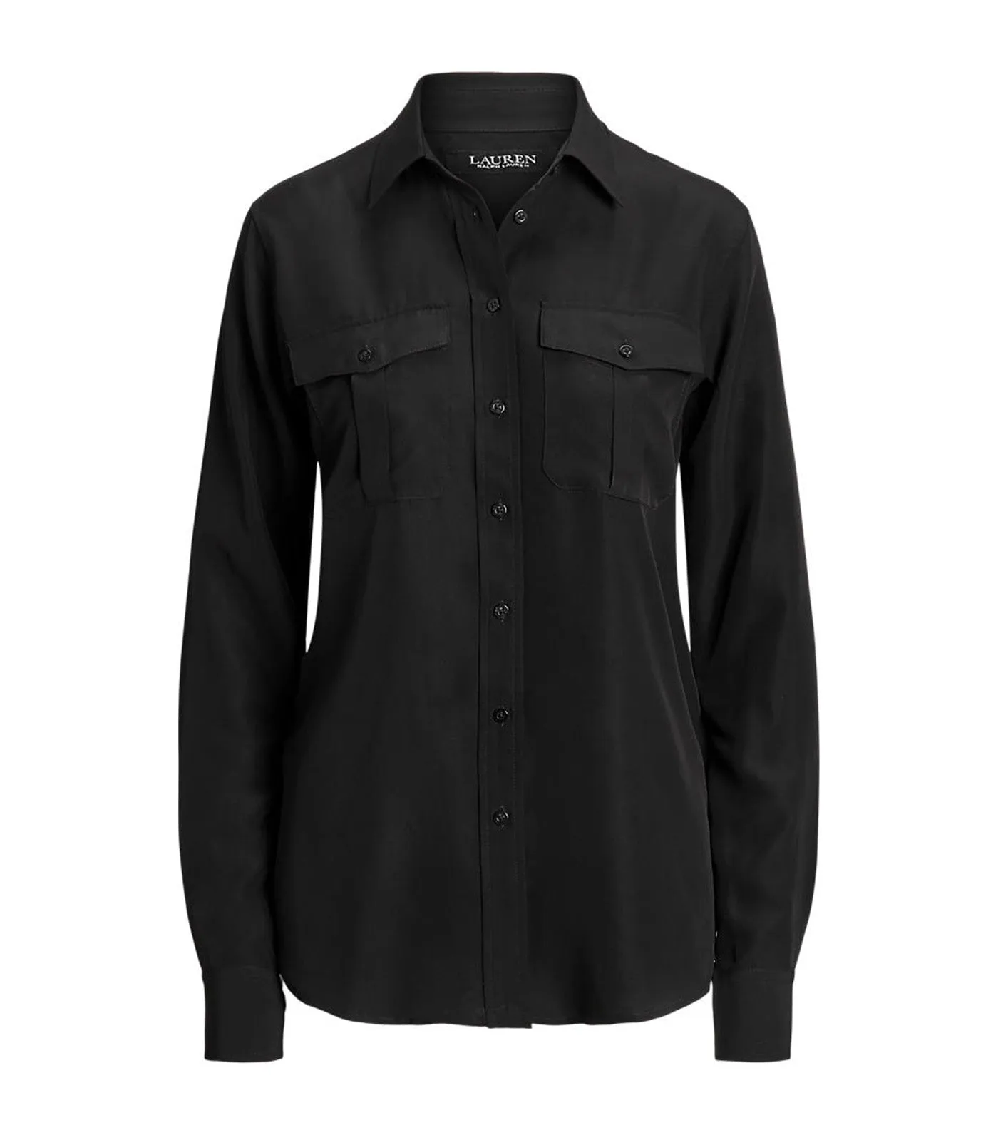 Women's Crepe Shirt Black