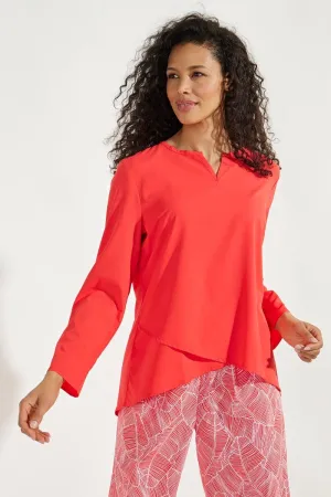 Women's Santa Barbara Tunic Top  |  Radiant Red