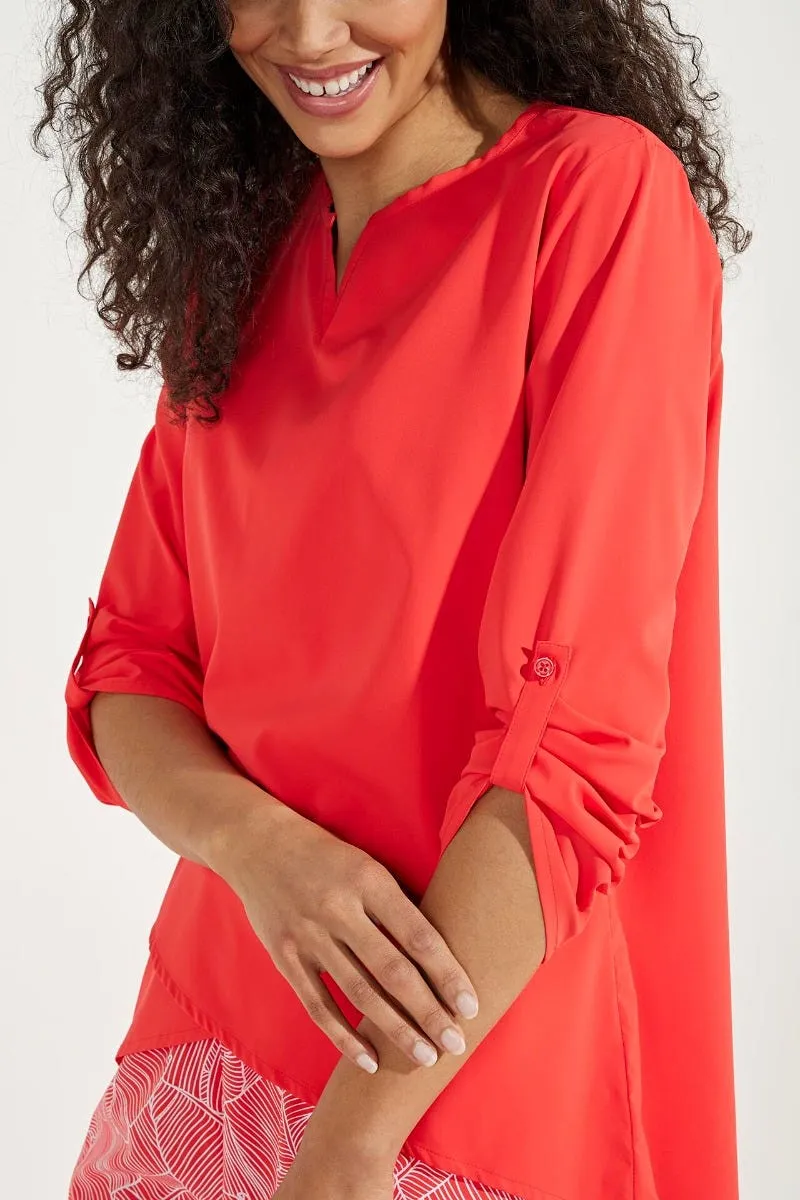 Women's Santa Barbara Tunic Top  |  Radiant Red