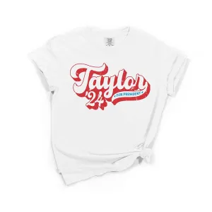 Youth Taylor For President Short Sleeve T-Shirt