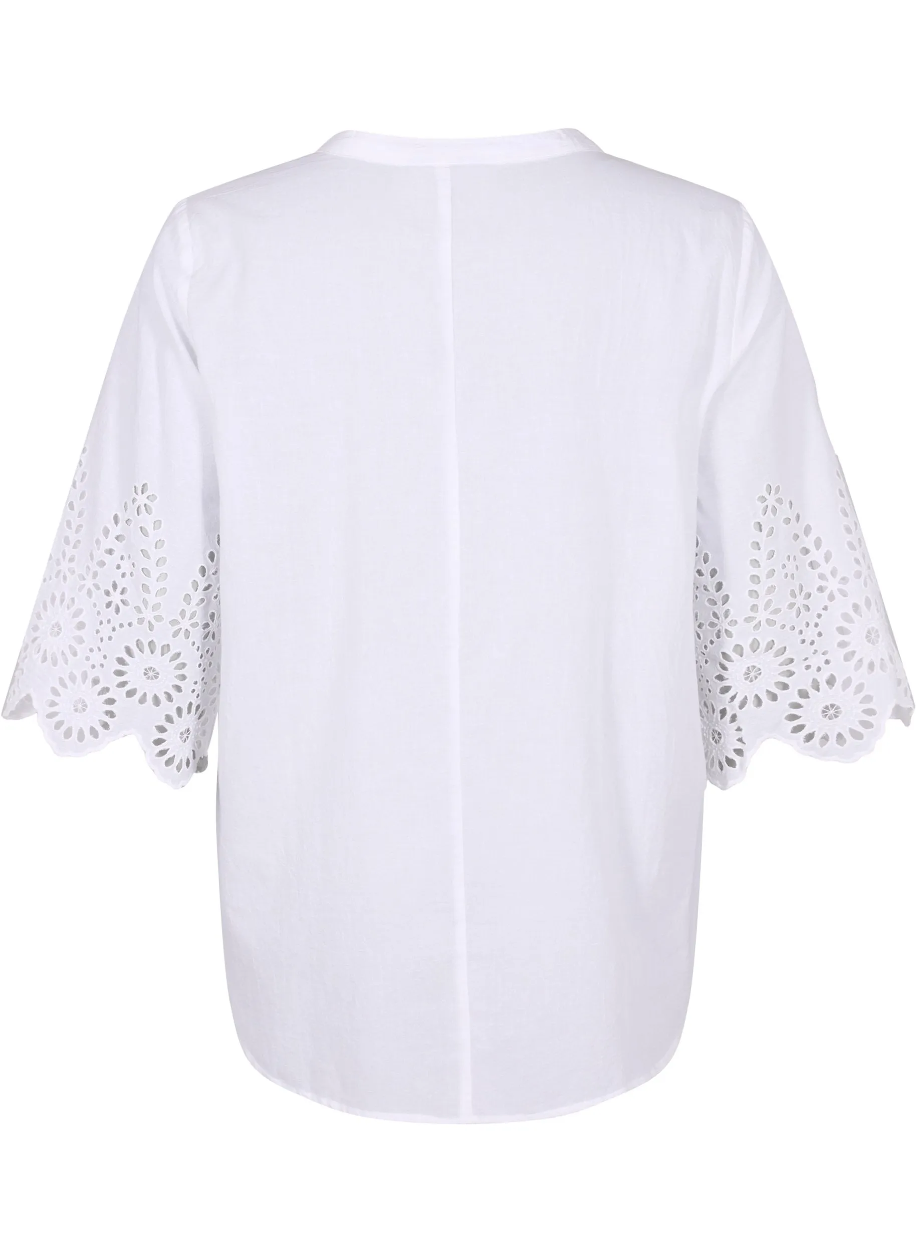 Zizzi River Blouse in White